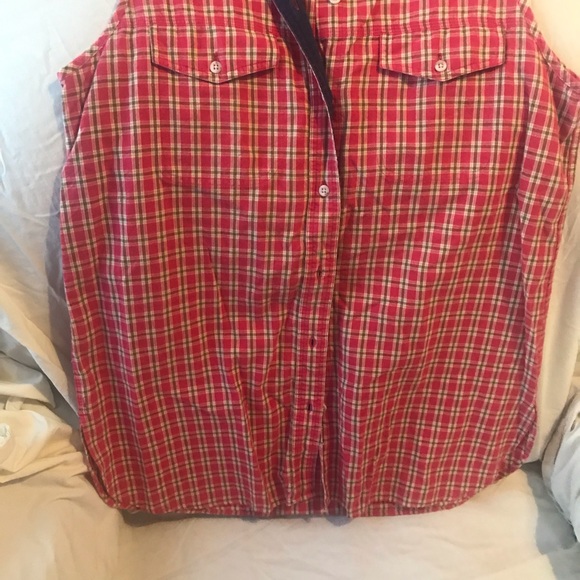 LL Bean sleeveless blouse - Picture 4 of 5